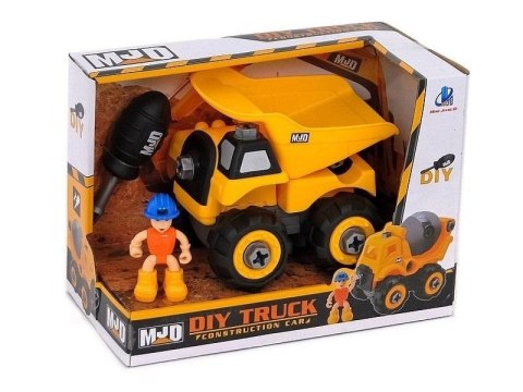 Pojazd budowlany wywrotka do skręcania