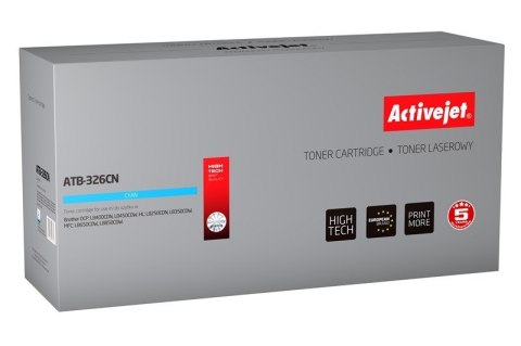 Activejet ATB-326CN Toner (zamiennik Brother TN-326C; Supreme; 3500 stron; niebieski)