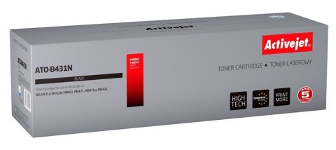 Activejet ATO-B431N Toner (zamiennik OKI B431 44574902; Supreme; 10000 stron; czarny)