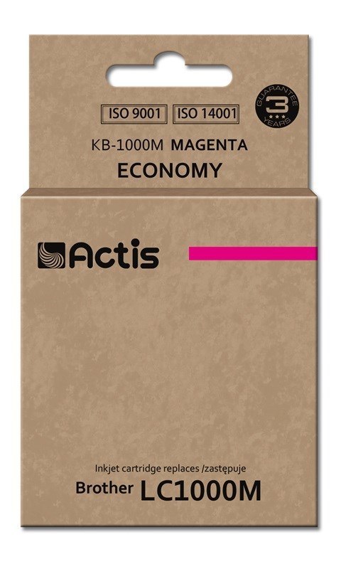 Actis KB-1000M Tusz (zamiennik Brother LC1000M/LC970M; Standard; 36 ml; czerwony)