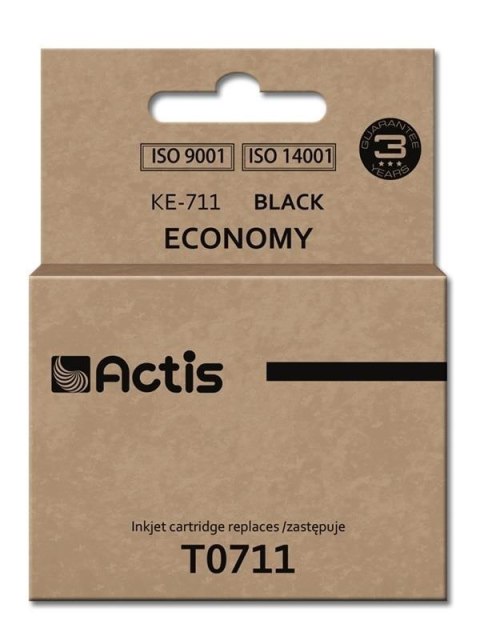 Actis KE-711 Tusz (zamiennik Epson T0711, T0891, T1001; Standard; 15 ml; czarny)