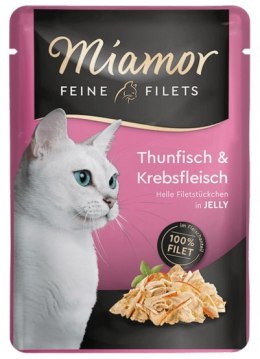 Miamor Feine Filets Miamor Feine Filets Tuńczyk & Kraby saszetka 100g