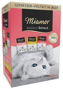 Miamor Ragout Royale Miamor Ragout Royale Mix Galaretka - indyk, łosoś, cielęcina saszetki 12x100g