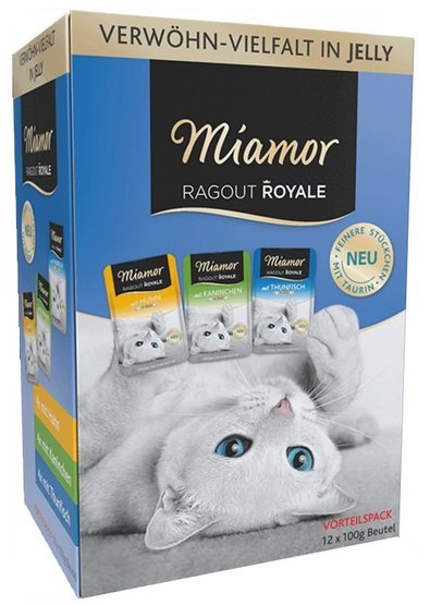 Miamor Ragout Royale Miamor Ragout Royale Mix Galaretka - kurczak, królik, tuńczyk saszetki 12x100g