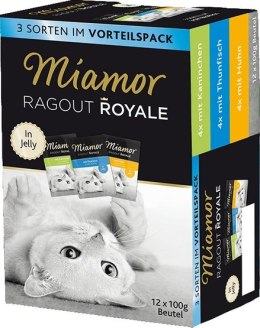 Miamor Ragout Royale Miamor Ragout Royale Mix Galaretka - kurczak, królik, tuńczyk saszetki 12x100g