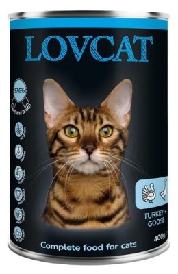 Lovcat Lovcat Best Turkey & Goose puszka 400g