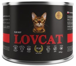 Lovcat Lovcat Pure Beef puszka 200g