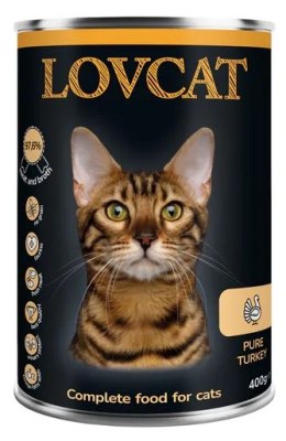 Lovcat Lovcat Pure Turkey puszka 400g