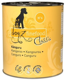 Dogz Finefood Dogz Finefood Classic N.06 Kangur puszka 800g