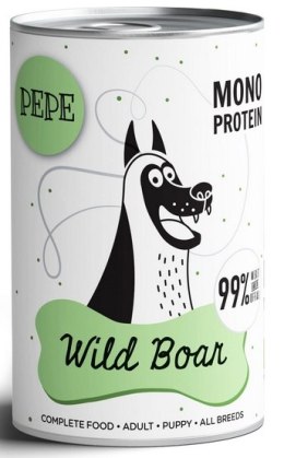 Paka Zwierzaka Paka Zwierzaka PEPE Wild Boar (dzik) puszka 400g