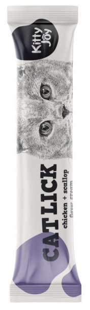 Kitty Joy Kitty Joy Cat Lick Kurczak & Przegrzebki Cream 4x15g