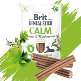 Przysmaki dla Psa Brit Care Dental Stick CALM Hemp Gryzaki Smakołyki 251g