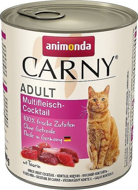 ANIMONDA Carny Adult multi koktajl mięsny - mokra karma dla kota - 800g