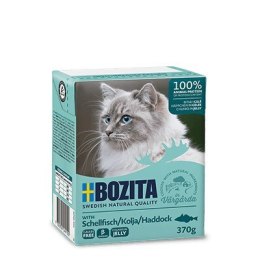 BOZITA Mięsne kawałki z łupaczem w galaretce 370g