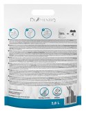 DIAMENTIQ Żwirek Micro Crystals Silikonowy, Zbrylający się dla kota - 3,8 l