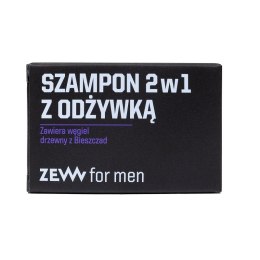 Szampon 2w1 z odżywką z węglem drzewnym z Bieszczad 85ml