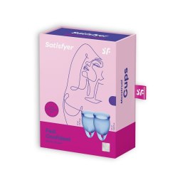 Feel Confident Menstrual Cup zestaw kubeczków menstruacyjnych 15ml + 20ml Dark Blue