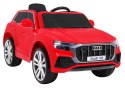 Audi Q8 Lift na akumulator dla dzieci Czerwony + Pilot + EVA + Wolny Start + MP3 USB + LED