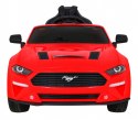Autko Ford Mustang GT na akumulator dla dzieci Czerwony + Regulacja siedzenia + Audio LED + EVA + Wolny Start