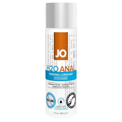 H2O Anal Cooling Personal Lubricant chłodzący lubrykant analny na bazie wody 60ml