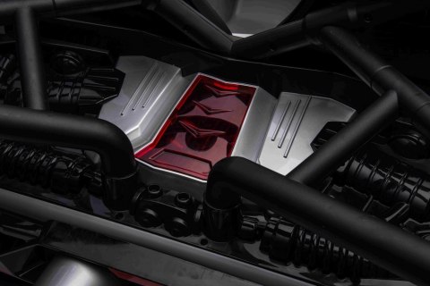 Auto Buggy Racing 5 na akumulator dla dzieci Szary + Silniki 2x200W + Pilot + Audio LED + Wolny Start