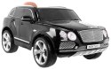 Auto na akumulator Bentley Bentayga dla dzieci Czarny + Koła EVA + Radio MP3 + Pilot