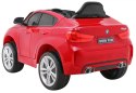 BMW X6M Elektryczne Autko dla dzieci Lakier Czerwony + Pilot + EVA + Wolny Start + Audio + LED