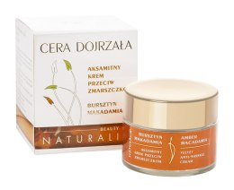 CERA DOJRZAŁA Krem przeciw zmarszczkom bursztyn, makadamia 50ml NATURALIS