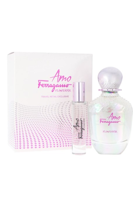 Zestaw Salvatore Ferragamo Amo Flowerful Edt 100ml + 10ml