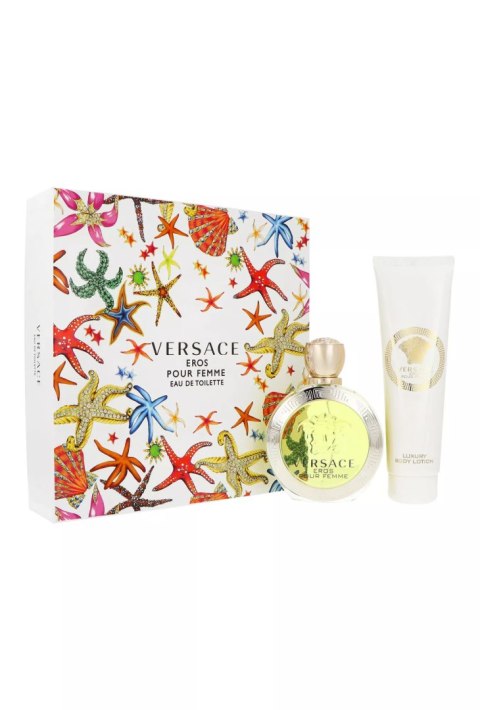 Zestaw Versace Eros Pour Femme Edt 100ml + Body Lotion 150ml