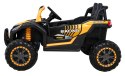 Buggy UTV 2000M Racing Auto na akumulator Złoty + MP3 Dźwięki Światła + Pilot + Wolny Start