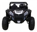 Buggy ATV Strong Racing dla 2 dzieci Biały + Silnik bezszczotkowy + Pompowane koła + Audio LED