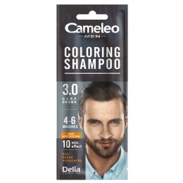 Men Coloring Shampoo szamponetka koloryzująca dla mężczyzn 3.0 Ciemny Brąz 15ml