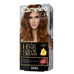 Omega Permanent Hair Color Cream trwale koloryzująca farba do włosów 7.34 Cinnamon Blond