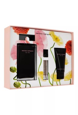 Zestaw Narciso Rodriguez For Her Edt 100ml + Mini 10ml + Body Lotion 50ml