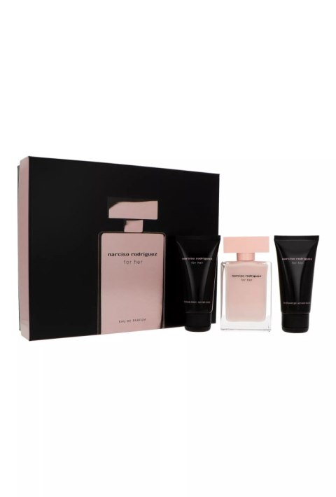 Zestaw Narciso Rodriguez for Her Edp 50ml + Shower Gel 50ml + Body Lotion 50ml