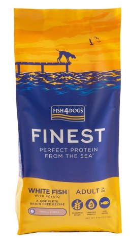 Fish4Dogs Finest Ocean z białą rybą Adult (S) 6kg