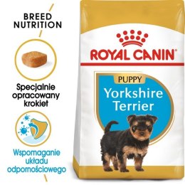 Royal Canin Yorkshire Terrier Puppy karma sucha dla szczeniąt do 10 miesiąca, rasy yorkshire terrier 1,5kg