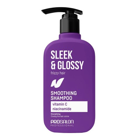 Sleek & Glossy wygładzający szampon do włosów 375ml