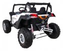 Buggy UTV-MX na akumulator dla dzieci Biały + Napęd 4x4 + Pilot + Audio LED + Schowek + EVA + Wolny Start