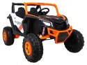 Buggy UTV-MX na akumulator dla dzieci Pomarańczowy + Napęd 4x4 + Pilot + Audio LED + Schowek + EVA + Wolny Start