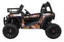 Buggy UTV Terenówka dla dzieci Czarny + Pilot + Bagażnik + Wolny Start + EVA + MP3 LED