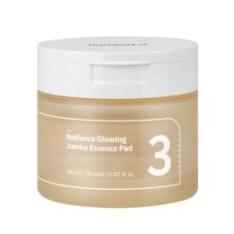 No.3 Radiance Glowing Jumbo Essence Pad płatki tonizujące 70szt