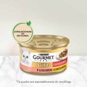 GOURMET GOLD Łosoś i kurczak w sosie mokra karma dla kota - puszka - 85 g