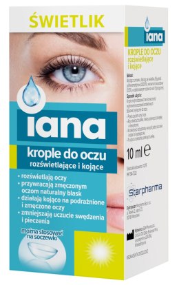 IANA Krople do oczu ŚWIETLIK rozświetlające i kojące 10ml STARPHARMA