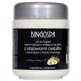 Antycellulitowa sól do kąpieli z minerałami z Morza Martwego i borowiną 550g