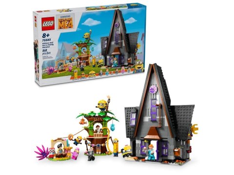 LEGO Minions 75583 Rodzinna rezydencja Gru i minionków