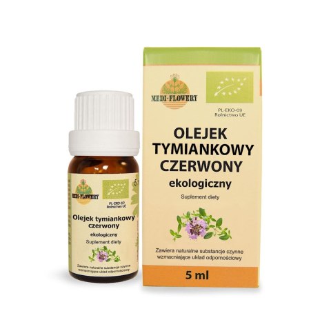 Olejek tymiankowy czerwony 100% BIO 5ml MEDI-FLOWERY