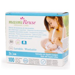 Reuse Organic Care wkładki laktacyjne wielorazowe z bawełny organicznej 2szt