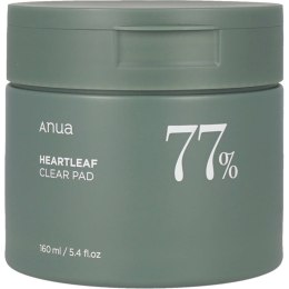 Heartleaf 77% Clear Pad tonizujące płatki do twarzy 160ml